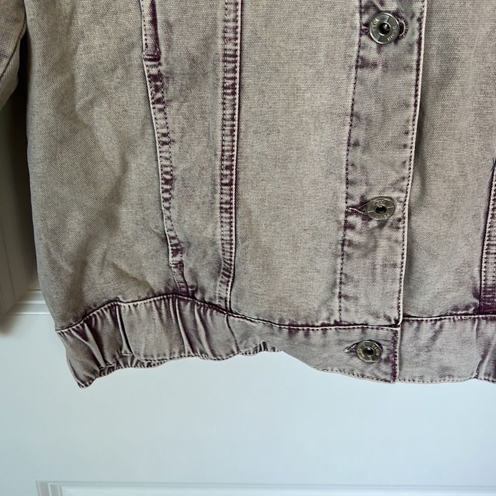Zara Washed Effect Denim Jacket. - image 6